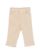 Pantaloni per neonato Il Gufo beige con tasche laterali A25GPL0021V6012 118 IL GUFO 