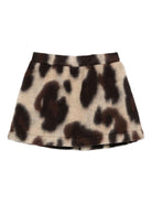 Gonna per bambina Douuod Kids animalier con design a trapezio DX7A11 E0233 113MA DOUUOD 
