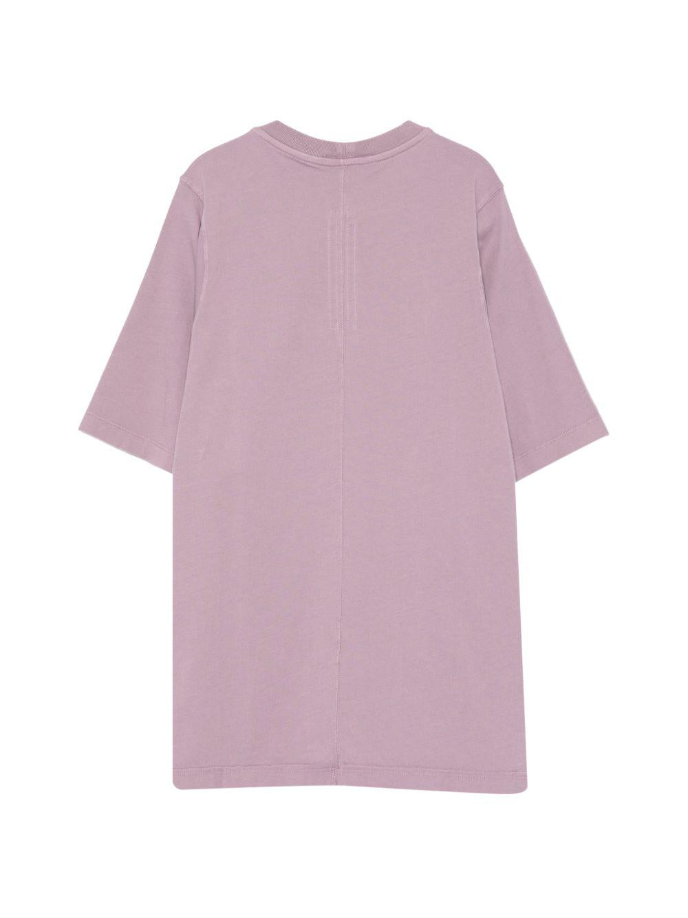 T-shirt per bambino Rick Owens viola a girocollo BG01F3274RNP 36 RICK OWENS KIDS 