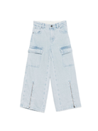 Jeans per bambina Stella McCartney Kids in denim con tasche cargo TX6D30 Z0746 600 STELLA McCARTNEY KIDS 