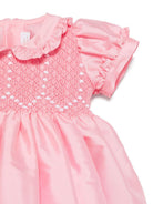 Abito per neonata Mariella Ferrari rosa con design a inserti ATB2 076 MARIELLA FERRARI 