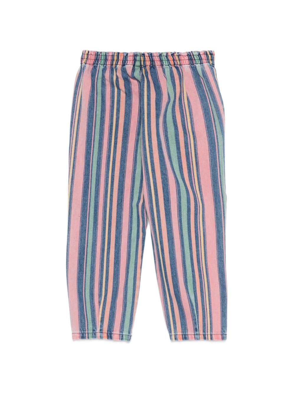 Pantaloni per bambina Konges Sløjd multicolore con design a righe KS104970 STRIPE KONGES SLOJD KIDS 