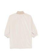 Giubbino per donna Alysi beige con chiusura con zip 116913 P6041 AVENA ALYSI 