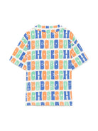 Camicia per bambino Bobo Choses bianco con logo all-over B125AC128 199 BOBO CHOSES 