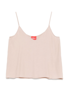 Canotta per donna Merci beige in georgette con scollo a V T148U SAND MERCI 