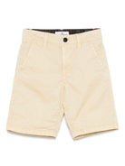 Shorts in gabardine per bambino Stone Island Junior beige con passanti K1S16L100003S0009 V0195 STONE ISLAND JUNIOR 