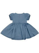 Abito per neonata Stella McCartney Kids denim con motivo coccinelle TY1021 Z0161 600 STELLA McCARTNEY KIDS 