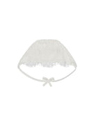 Cuffia per neonati Dolce & Gabbana Kids bianca con dettagli in pizzo L0EGC0 FLMKZ W0001 DOLCE & GABBANA KIDS 
