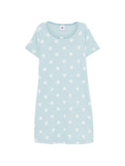 Camicia da notte per bambina Petit Bateau azzura con stampa a cuori A0FC6 01 PETIT BATEAU 