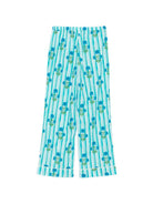 Pantaloni per donna MC2 Sain Barth azzurri con stampa grafica floreale INS0001 08005L MC2 ST. BARTH 