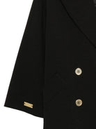 Giacca per bambino Balmain Kids nera con design doppiopetto BZ2A50 J0371 930OR BALMAIN KIDS 