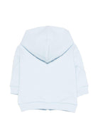 Felpa per neonato Givenchy Kids azzurra con logo sul davanti H31195 77L GIVENCHY KIDS 