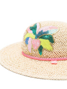 Cappello per bambina Billieblush beige con decorazione con paillettes U22017 Z41 BILLIEBLUSH KIDS 