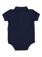 Set body e bavaglino per neonato Polo Ralph Lauren Kids blu con logo ricamato 320981612 001 Ralph Lauren kids 