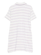 Abito per bambina Bonpoint bianco con tasca sul petto C06GDRK00001 257A BONPOINT KIDS 