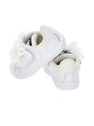 Sneakers per bambina Monnalisa bianche con dettaglio in tulle 83G012 7715 0001 MONNALISA KIDS 