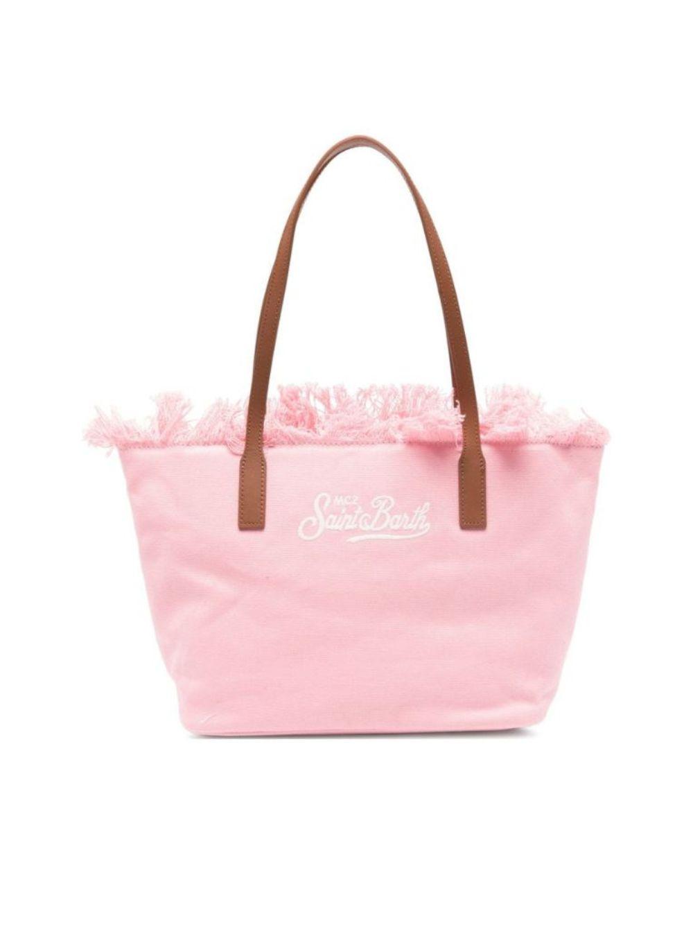 Borsa City Medium MC2 Saint Barth rosa con frange CBMF001 01743L MC2 ST. BARTH KIDS 