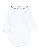 Tutina per neonata Mariella Ferrari bianco con rifiniture blu CMY23ML 093B MARIELLA FERRARI 