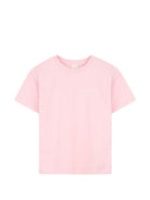 T-shirt per bambina Givenchy Kids rosa girocollo in cotone H31075 44Z GIVENCHY KIDS 