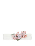 Fascia per capelli per neonata Monnalisa Kids bianca con dettaglio fiore 73H000 8201 0001 MONNALISA KIDS 