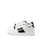 Sneakers per bambino Boss Kidswear bianco con logo goffrato con design color-block J51650 10P BOSS KIDS 
