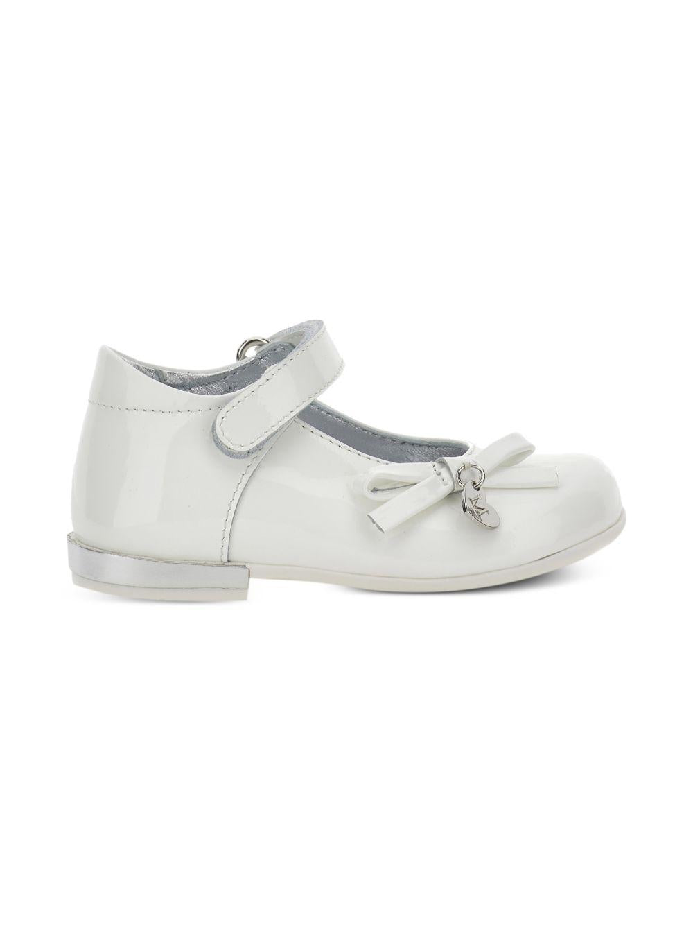 Ballerine per bambina Monnalisa bianche con fiocco 83G009 7706 0099 MONNALISA KIDS 