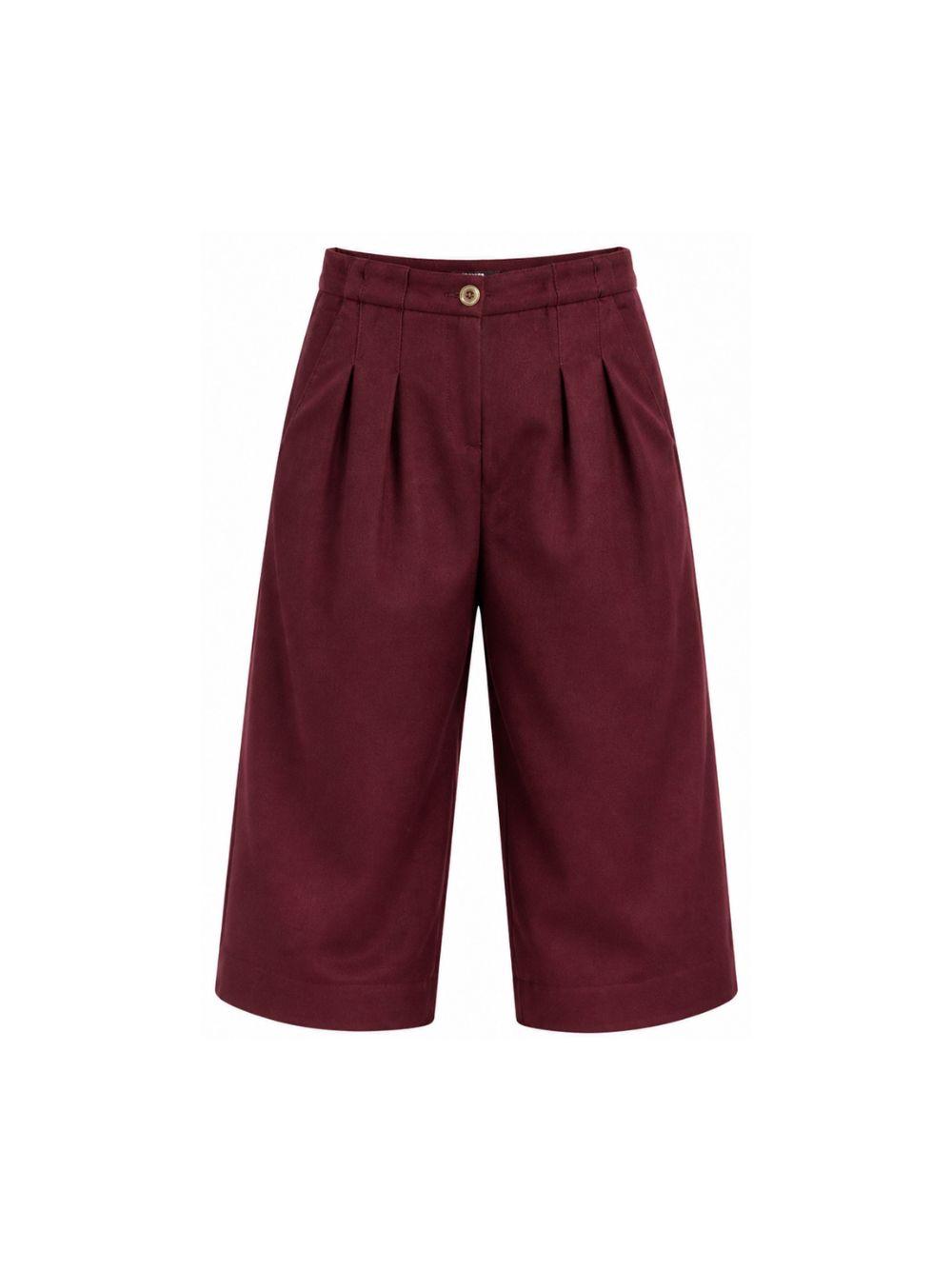 Pantaloni per bambino Balmain Kids rossi con placca con logo color oro BZ6A40 I0339 530OR BALMAIN KIDS 