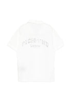Camicia per bambino John Richmond Junior bianca con taschino RBP26210CA WHITE JOHN RICHMOND KIDS 