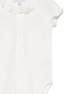 Tutina per neonata Tartine Et Chocolat bianca con colletto in pizzo CC11000 13 TArtine & Chocolat KIDS 