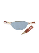 Marsupio per bambina Chloé Kids azzurro con placca con logo C20880 Z10 CHLOE' KIDS 