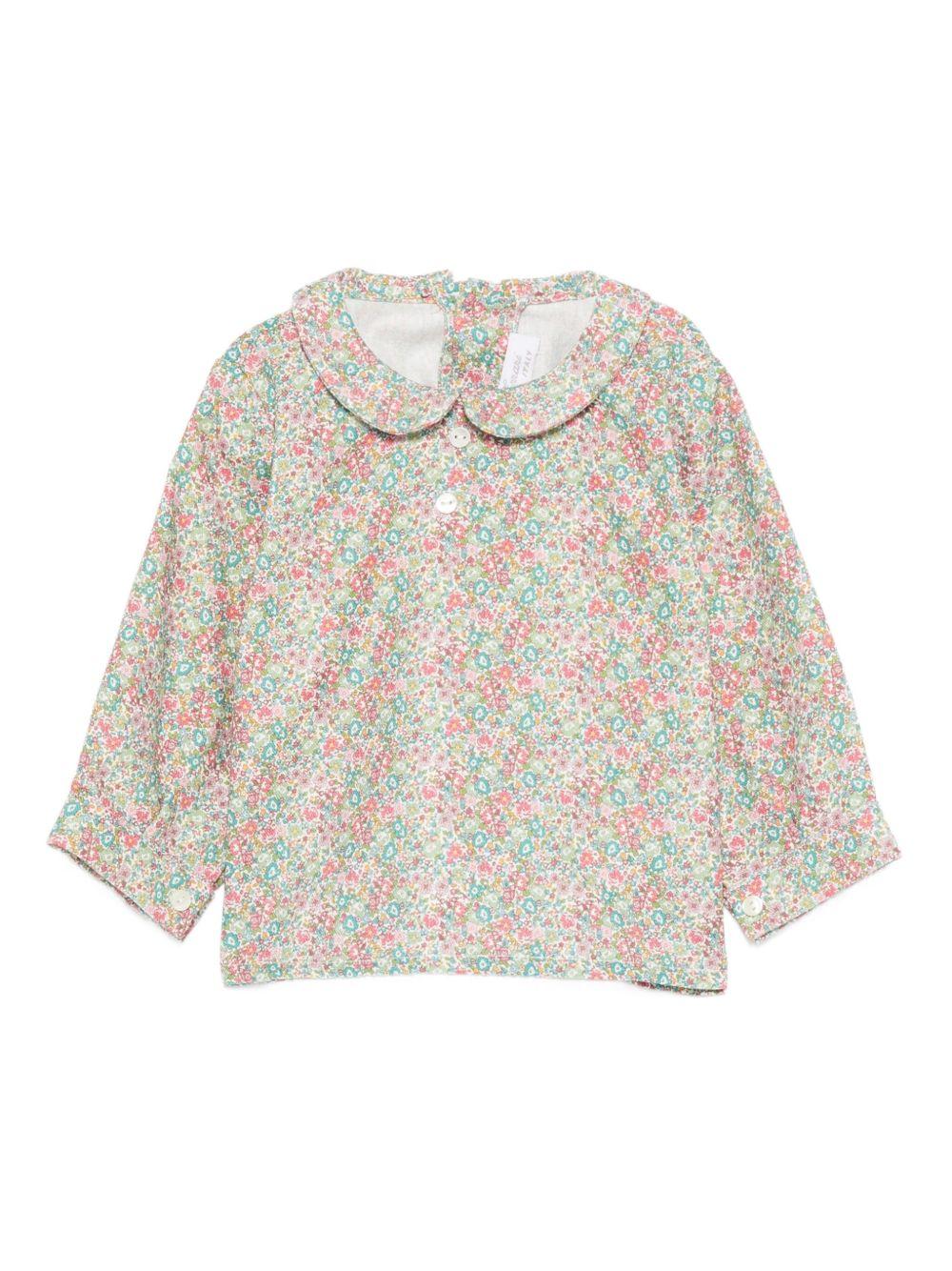 Blusa per neonata Mariella Ferrari multicolore con stampa floreale CMA1ML 021 MARIELLA FERRARI 