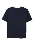 T-shirt per bambino Boss Kids blu con stampa grafica J52982 849 BOSS KIDS 