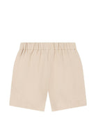 Shorts per neonato Emporio Armani Kids beige con vita elasticizzata EB001331 AF20957 U6151 EMPORIO ARMANI KIDS 