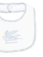 Tutina e bavaglino per neonato ETRO KIDS bianchi con stampa paisley (2 pezzi) GYB550 Z3771 602 ETRO KIDS 
