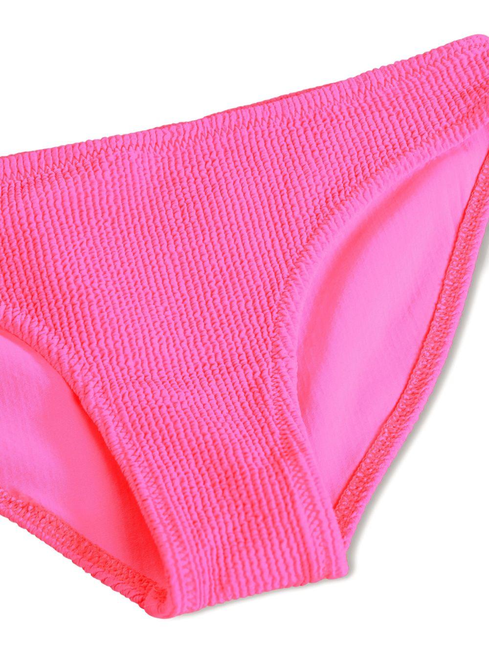 Bikini per bambina Molo Nola fucsia con trama effetto crêpe 8S26P106 8489 MOLO KIDS 