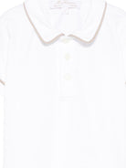 T-shirt per neonato Mariella Ferrari bianca con dettagli beige CAY23 BIANCO BEIGE MARIELLA FERRARI KIDS 