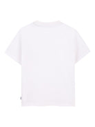 T-shirt per bambino Boss Kids bianco con dettaglio logo J52975 10P BOSS KIDS 