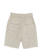 Shorts per bambino Eleventy Kids verdi con vita elasticizzata EY6P19 I0316 724 ELEVENTY KIDS 