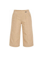 Pantaloni per bambina Monnalisa Kids beige con tessuto a coste 17H405 8852 003M MONNALISA KIDS 