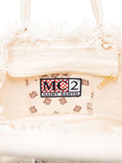 Borsa tote Colette MC2 Saint Barth beige con stampa grafica all-over COL0001 02565L MC2 ST. BARTH KIDS 