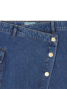 Gonna per bambina Kenzo Kids denim con design asimmetrico K61319 Z27 KENZO KIDS 