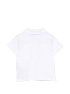 Polo per neonato Balmain Kids bianca con colletto BY8621 Z3658 100 BALMAIN KIDS 