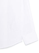 Camicia per bambino Paolo Pecora Kids bianco con ricamo logo PP4042 GESSO PAOLO PECORA KIDS 