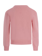 Maglione per bambina Bonpoint rosa con stampa ciliegia sul davanti S06GJUK00001 028D BONPOINT KIDS 