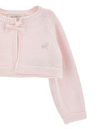 Cardigan per neonata Monnalisa Kids rosa con dettaglio con fiocco 73H801 8060 0091 MONNALISA KIDS 