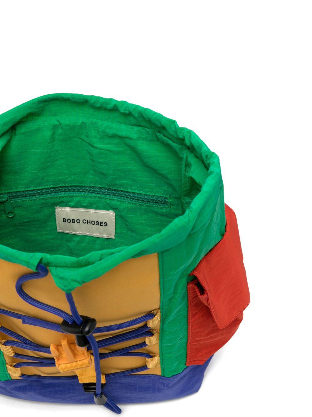 Zaino per bambini Bobo Choses multicolore con design color-block B126AI049 991 BOBO CHOSES KIDS 