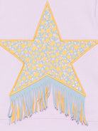 Felpa per bambina Stella McCartney Kids viola con dettagli frange TY4A40 Z3409 539 STELLA McCARTNEY KIDS 