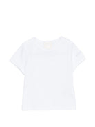 Set t-shirt e salopette per neonato Givenchy Kids azzurro con logo ricamato sul davanti H31261 N48 GIVENCHY KIDS 