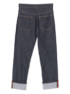 Jeans per bambino Gucci Kids blu con risvolto 826644XDDCE 4759 GUCCI KIDS 