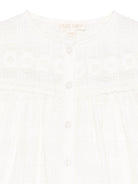 Abito per neonata Louise Misha Morlina bianco con maniche corte FRI-S25-S0142 SNOW LOUISE MISHA KIDS 